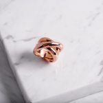 Rose Gold CrossOver Ring
