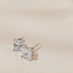 Princess Cut Earring