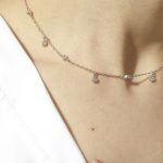 Dangling Bezel Choker