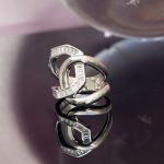 Lara Cross Baguette Ring