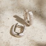Small Hoop Pave Earring