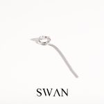 Pear Diamond Chain Cuff