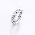 Triple Rows Baguette Ring