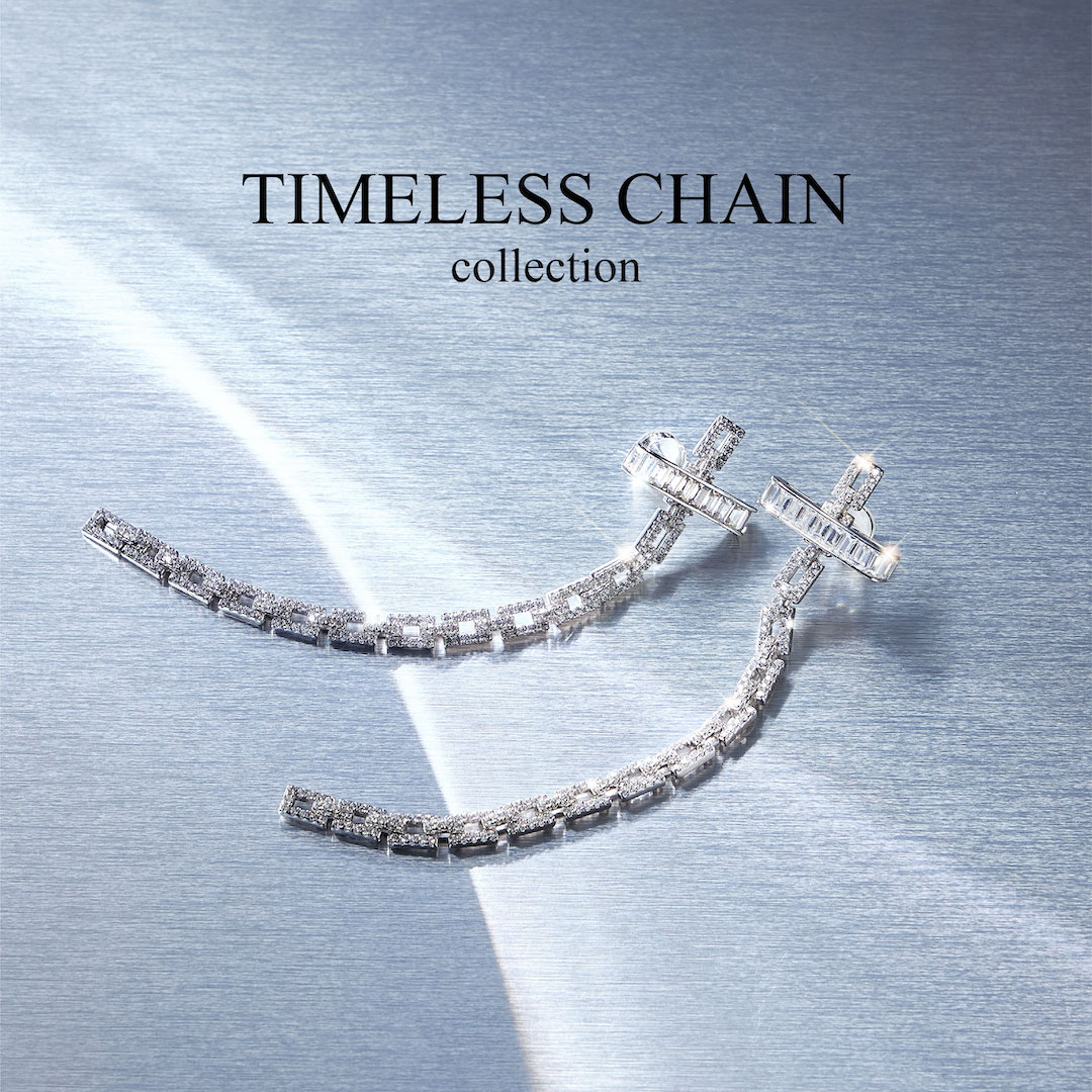 Timeless Chain Cross Earring