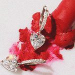 Huggie Heart Drop Earring