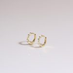 Classic Baguette Huggie Earring