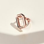 THE EMERALD Slant Ring