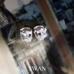 Square Mix Huggie Earring