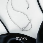 Hollywood Glam Curve Chain Necklace