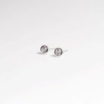 Single Bezel Earring